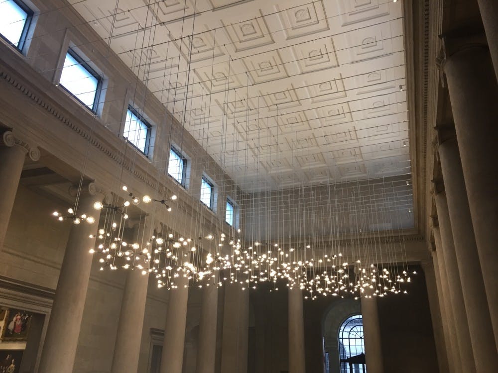 COURTESY OF AMELIA ISAACS
Spencer Finch’s installation Moon Dust will remain at the BMA until 2024.