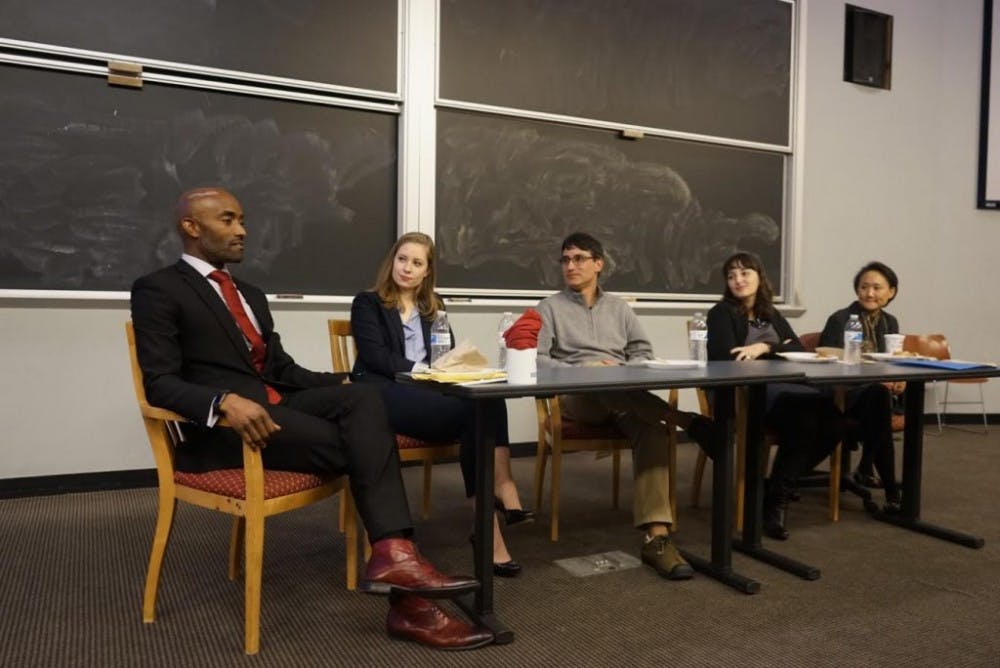  COURTESY OF YAO LIN
Experts at the event discussed the China’s economic growth and America’s relationship with the country.