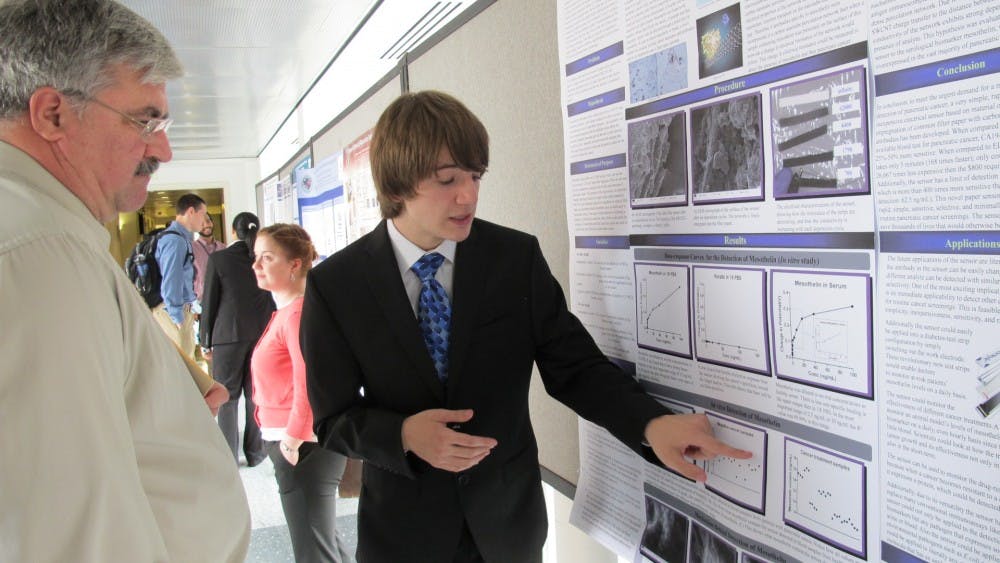 COURTESY OF WWW.CCNE.INBT.JHU.EDU
Jack Andraka, high school student, found a new accurate and cost efficient method to detect pancreatic cancer.