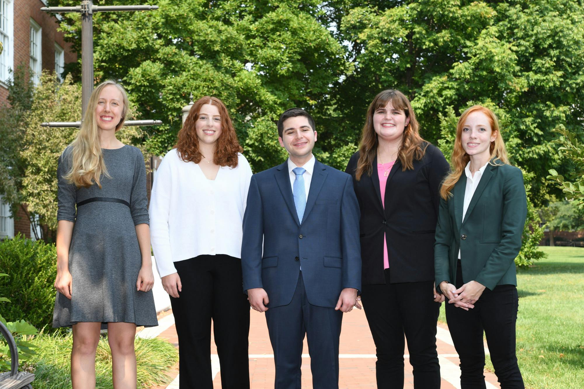 COURTESY OF JIM BURGER PHOTOGRAPHY
(From left to right) Alexandra Rindone, Elana Ben-Akiva, Ariel Yosef Isser, Alycen Wiacek and Julie Shade have all been named Sibel Scholars for the year 2022.