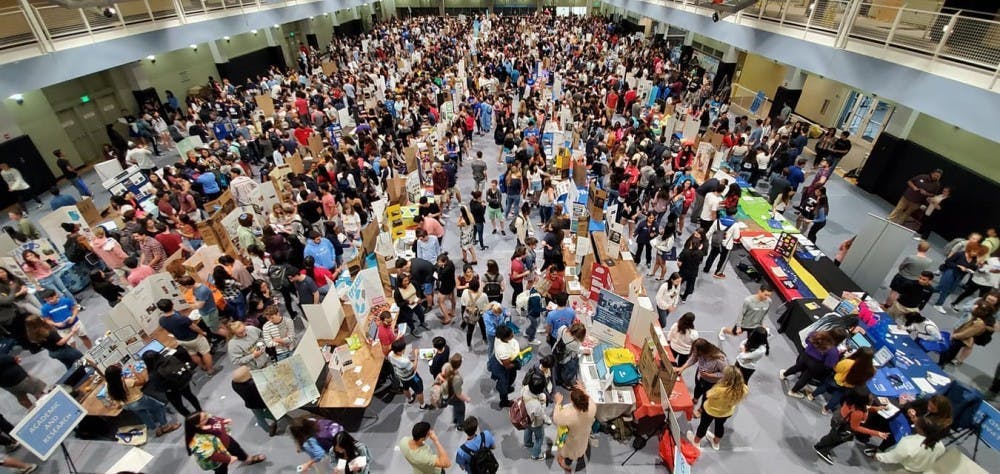 COURTESY OF CALVIN SMITH, JR.
In past years, the University held in-person Student Involvement Fairs to increase student engagement on-campus.