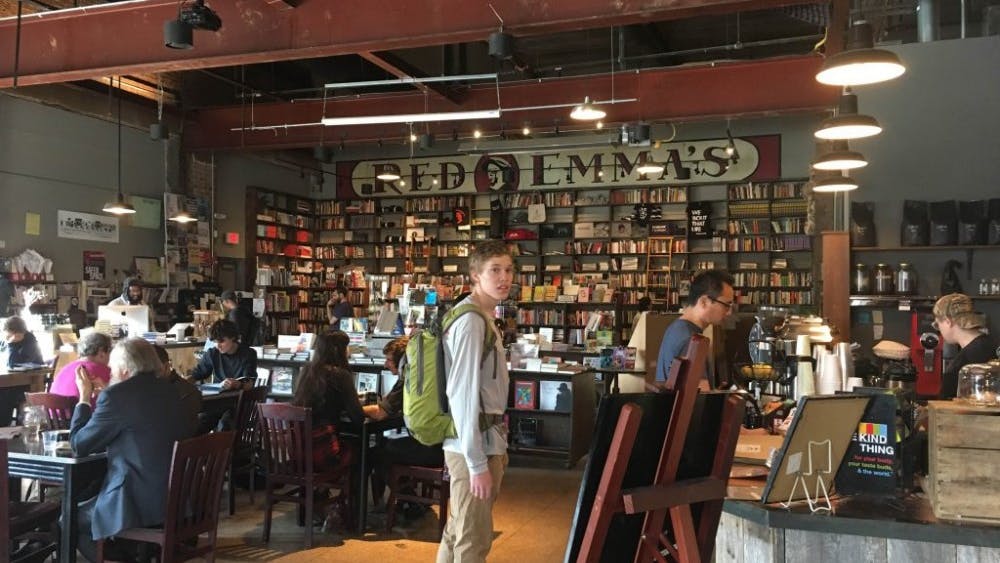  COURTESY OF JISOO BAE
A Station North neighborhood staple, Red Emma’s Bookstore Coffeehouse offers a hip cafe atmosphere.