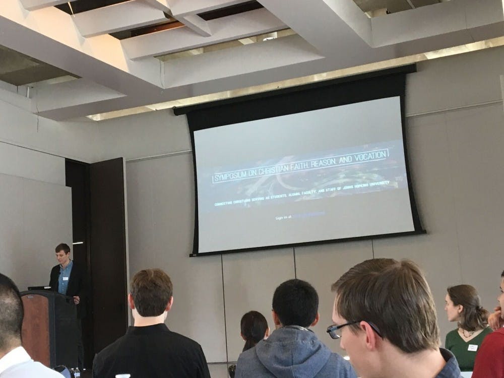 COURTESY OF SAMANTHA SETO
The 8:32 Society held its first symposium on faith and scholarship.