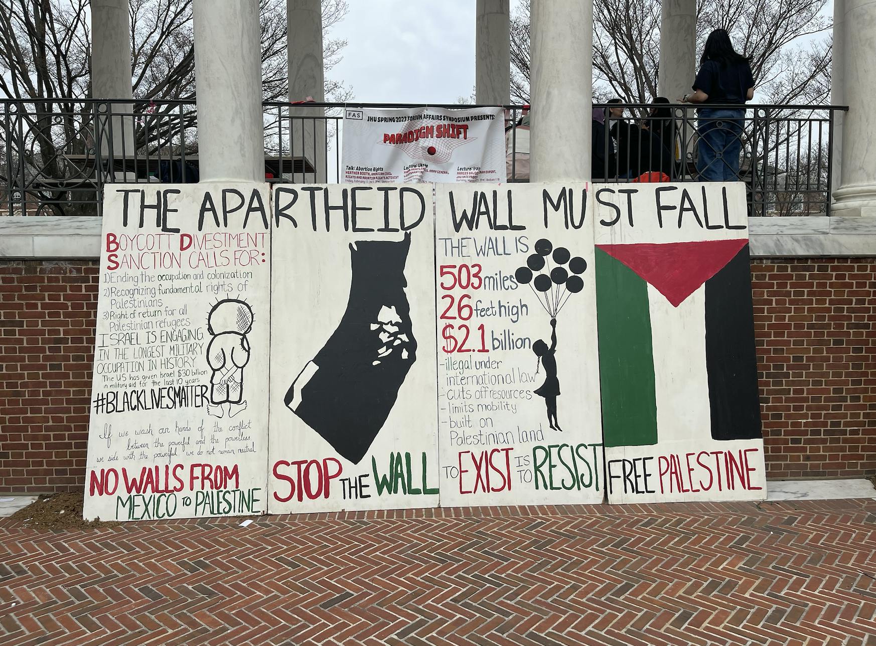 COURTESY OF GHASSAN
SJP hosts both educational events and protests advocating for Palestinian liberation.