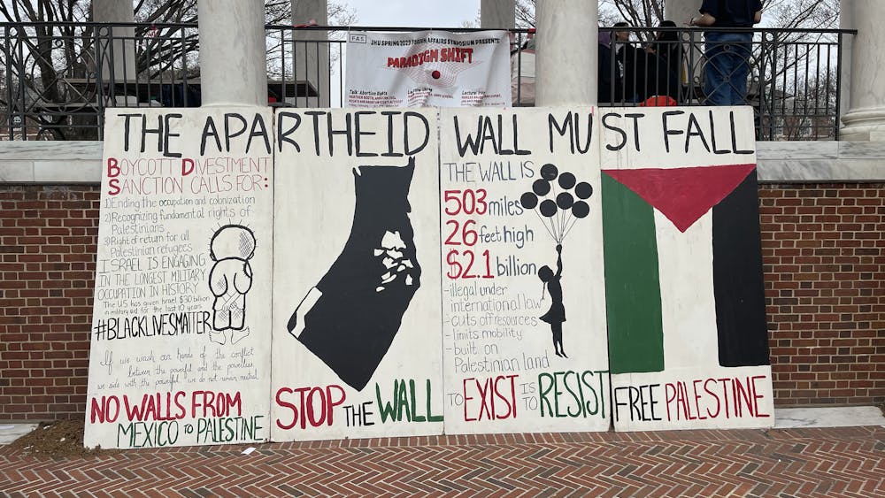 COURTESY OF ADHAM LABWAM
SJP hosts both educational events and protests advocating for Palestinian liberation.