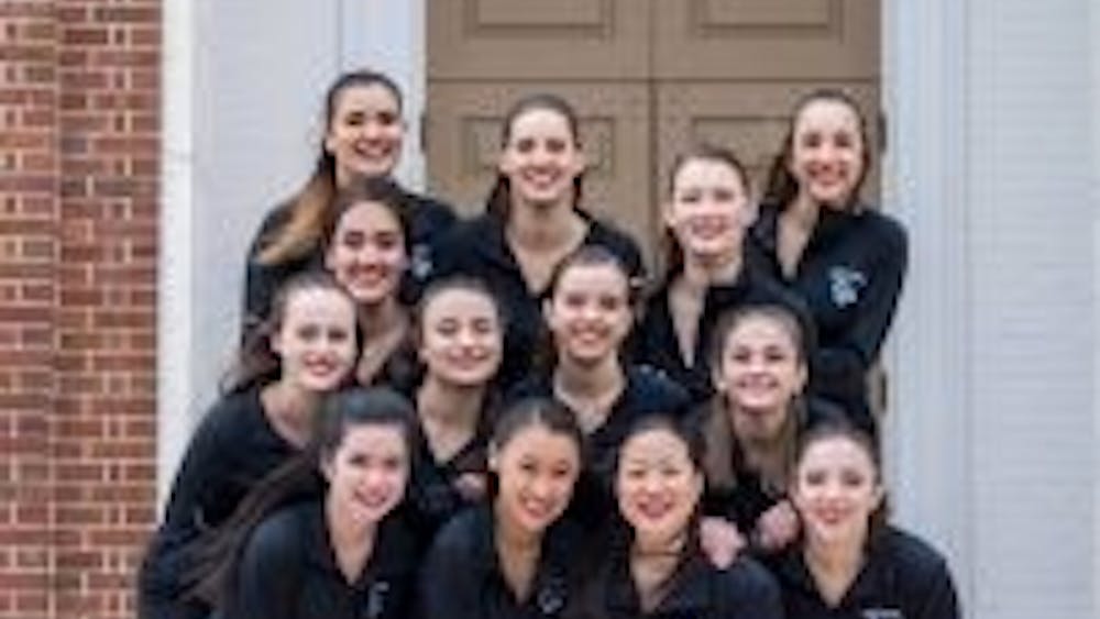 COURTESY OF VICTORIA GRAMUGLIA
Jaywalk poses after their Spring Showcase.