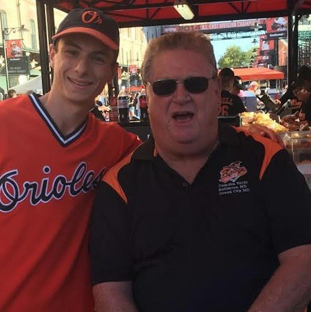 courtesy of daniel landy
Oriole’s legend Boog Powell and our columnist Daniel at the ballpark.
