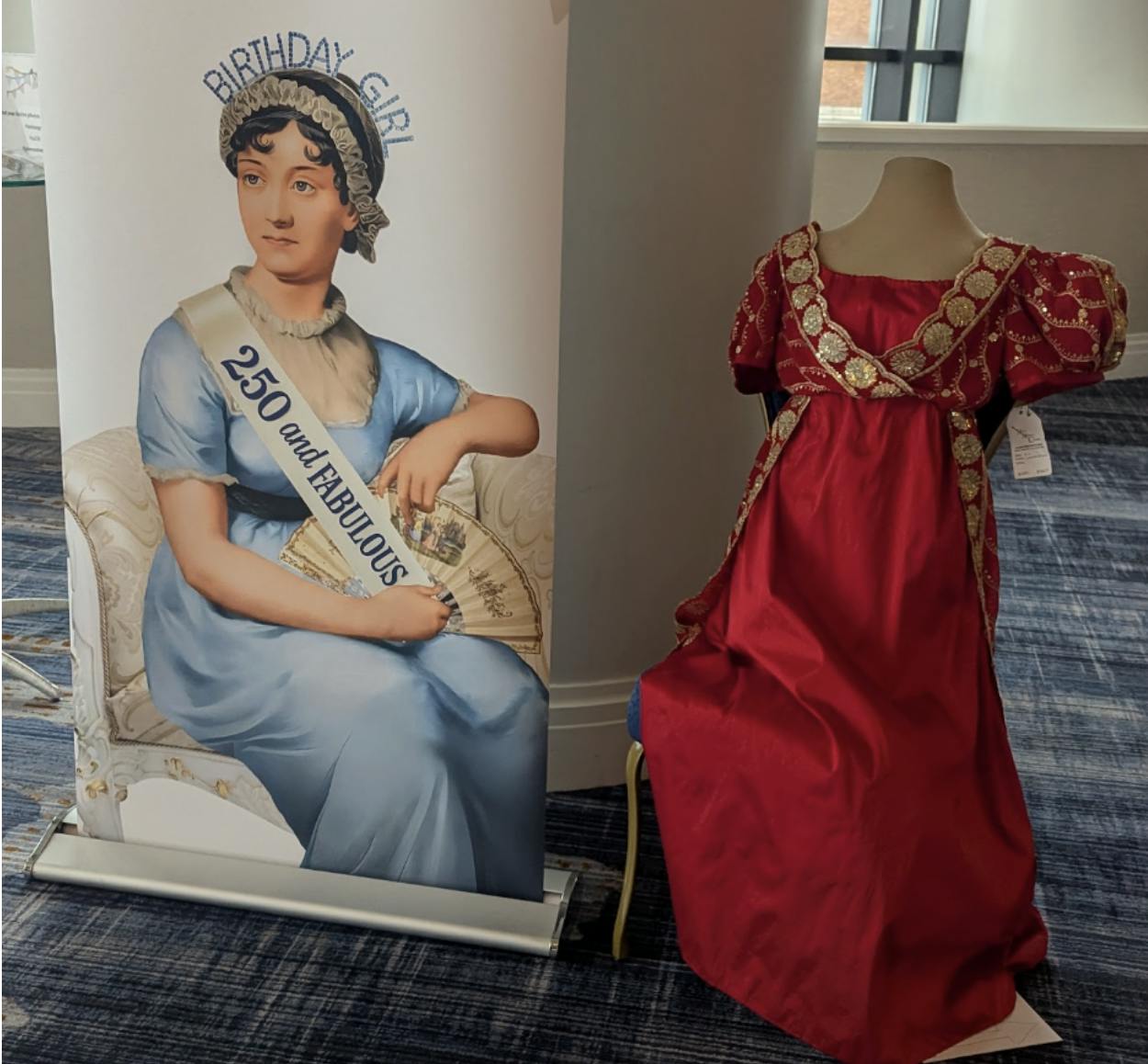 COURTESY OF AMELIA TAYLOR
Taylor considers her joyous time at a Jane Austen Society conference.