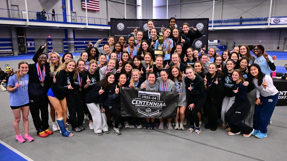 COURTESY OF HOPKINSSPORTS.COM
Women’s track and field won their 13th consecutive Centennial Conference title by tallying 310 points, which is the 2nd highest score in championship history (343 by ‘22 Hopkins T&amp;F).