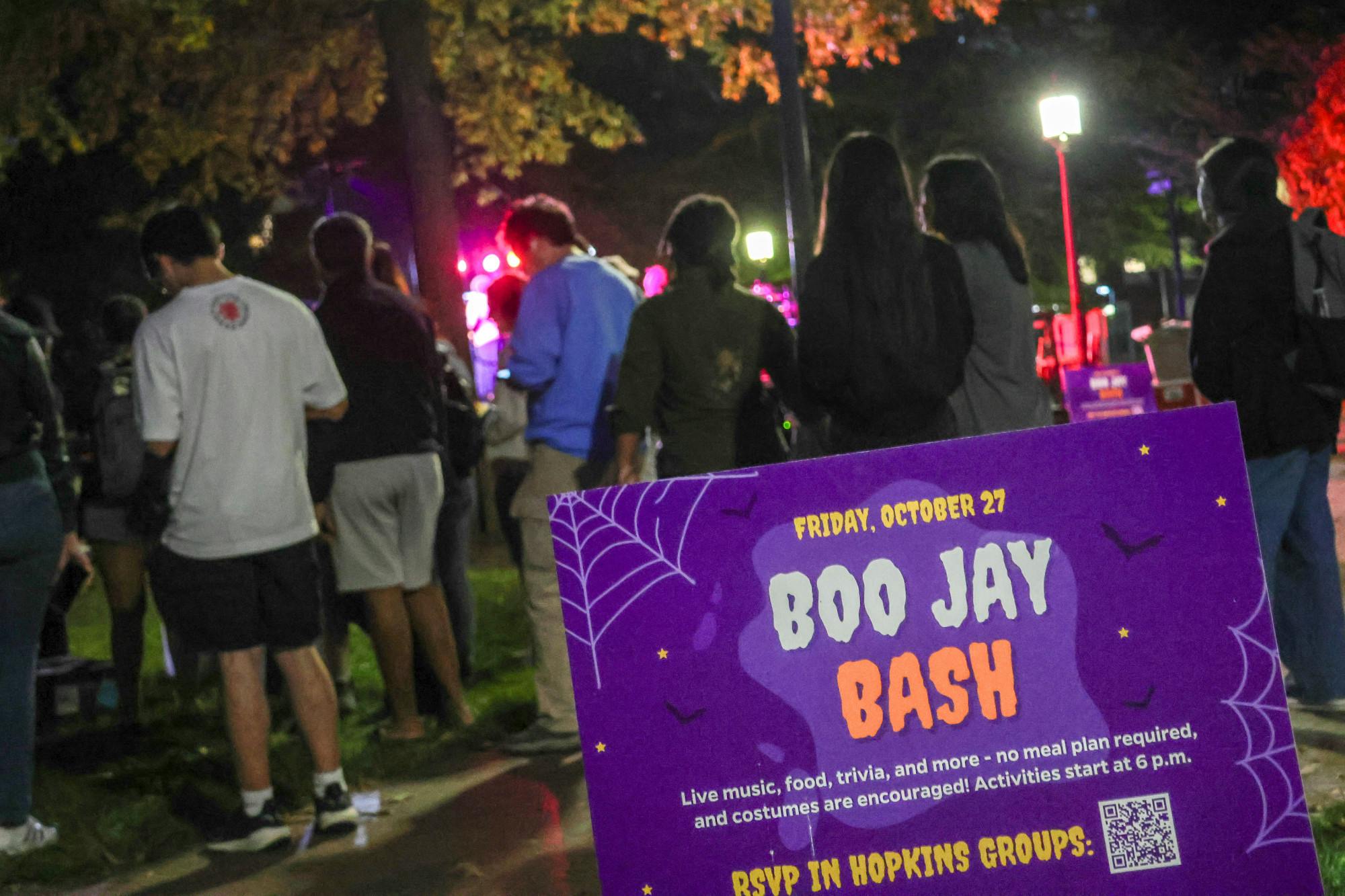 Costumes, treats and fun filled the night as students gathered on campus for a spooky Halloween celebration!