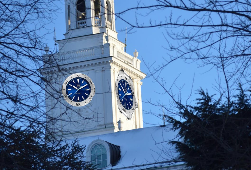 JOSHUA LONSTEIN / PHOTO EDITOR
A donation from TAG Heuer completely transformed the Gilman clock tower.