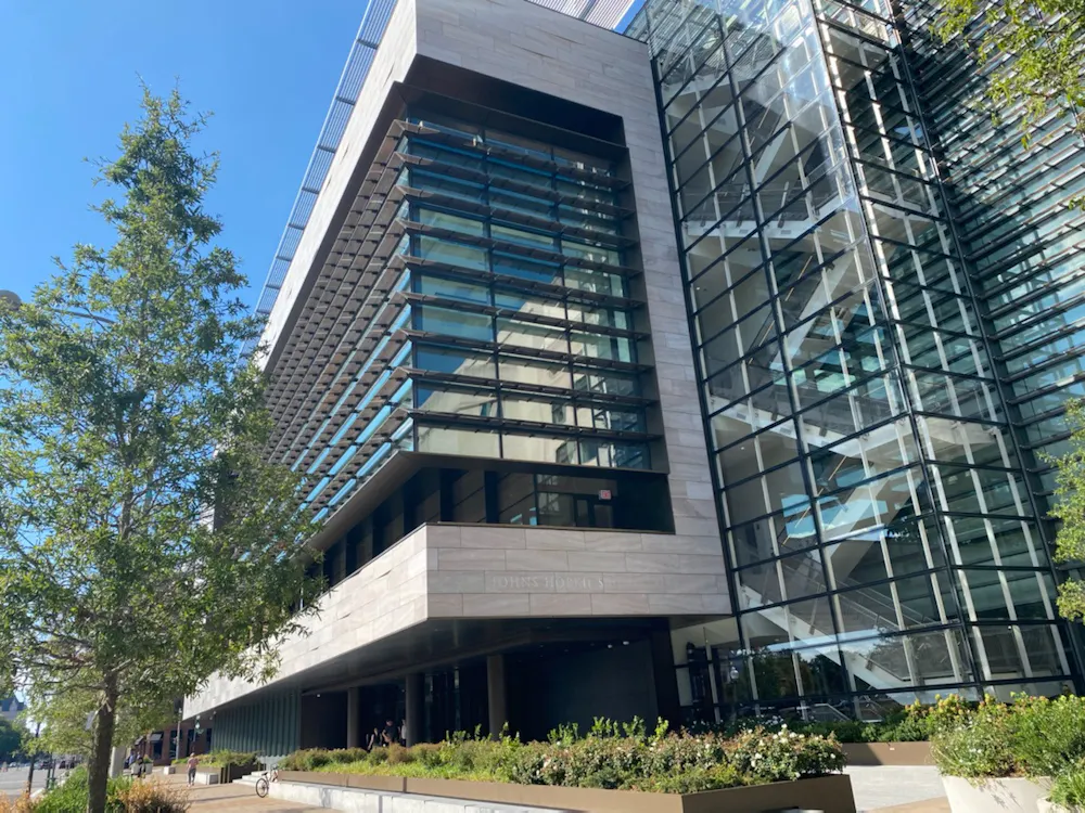 COURTESY OF HARVEY MCGUINNESS
The Bloomberg Center is home to newly built classrooms, study spaces and lounges for SAIS students and other Hopkins affiliates in the heart of D.C.
