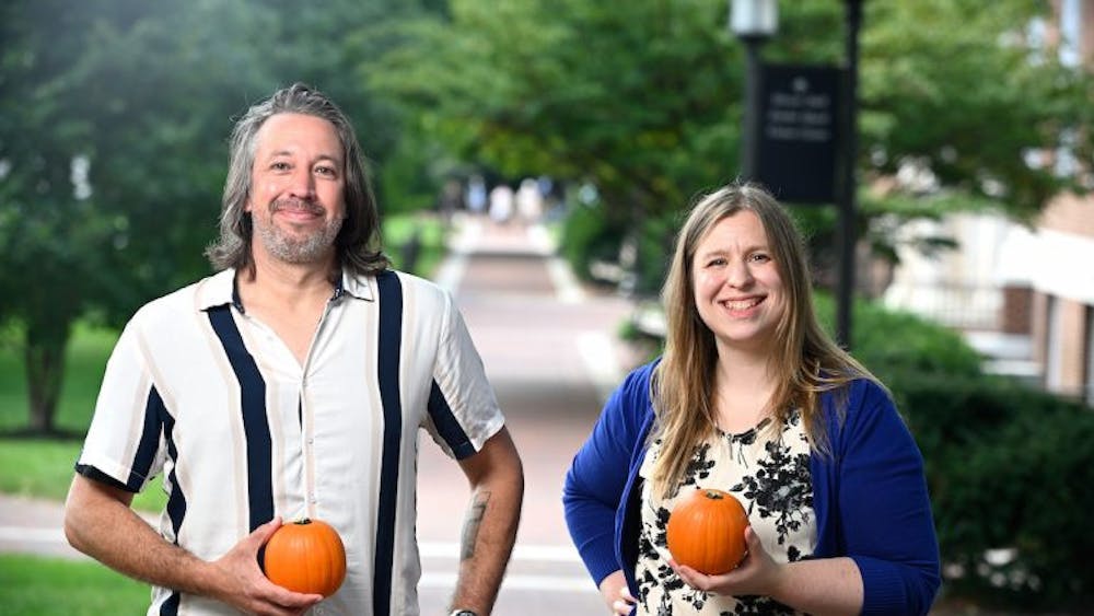 COURTESY OF JASON FISCHER
Jason Fischer and Sarah Cormiea studied the relationship between the scent of pumpkin spice and memory.