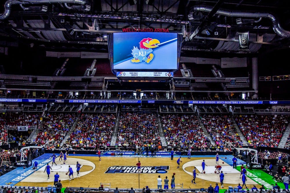 PHIL ROEDER/CC BY 2.0
NCAA basketball is back and Kansas University starts the year ranked No. 1.