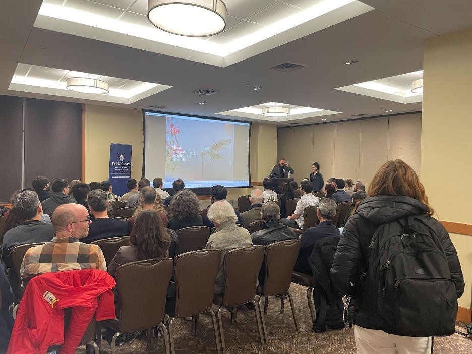 COURTESY OF LEO QI
Jenann Ismael, a professor of philosophy, presents alternate interpretations of time in a new faculty lecture.