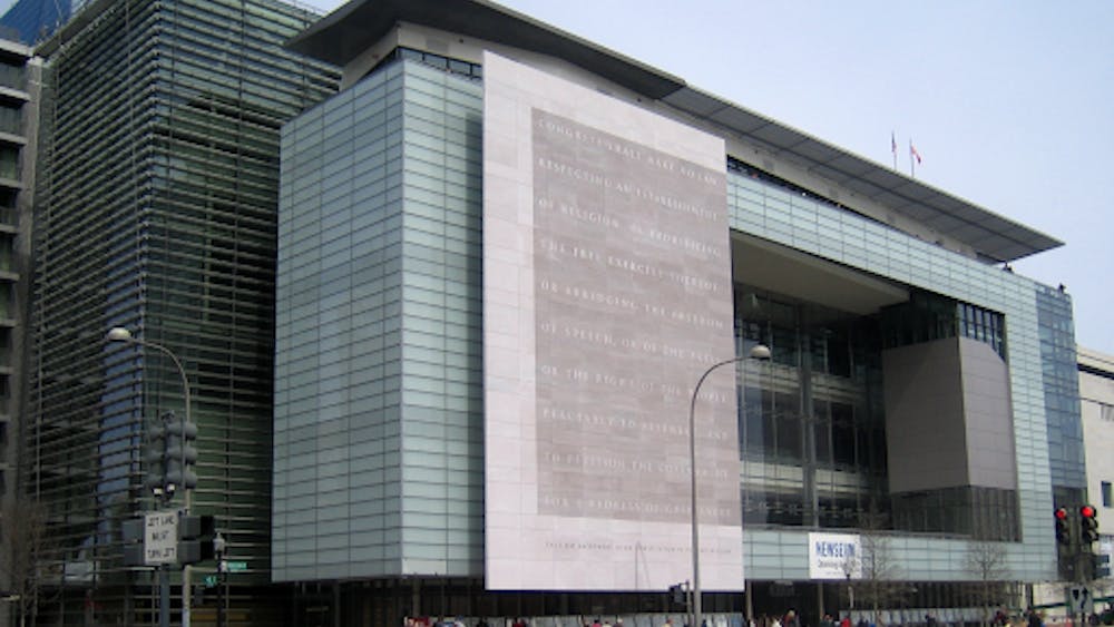 NativeForeigner/CC BY-SA 3.0 US
The Newseum building, located in Washington DC, was purchased by Hopkins in January 2019.