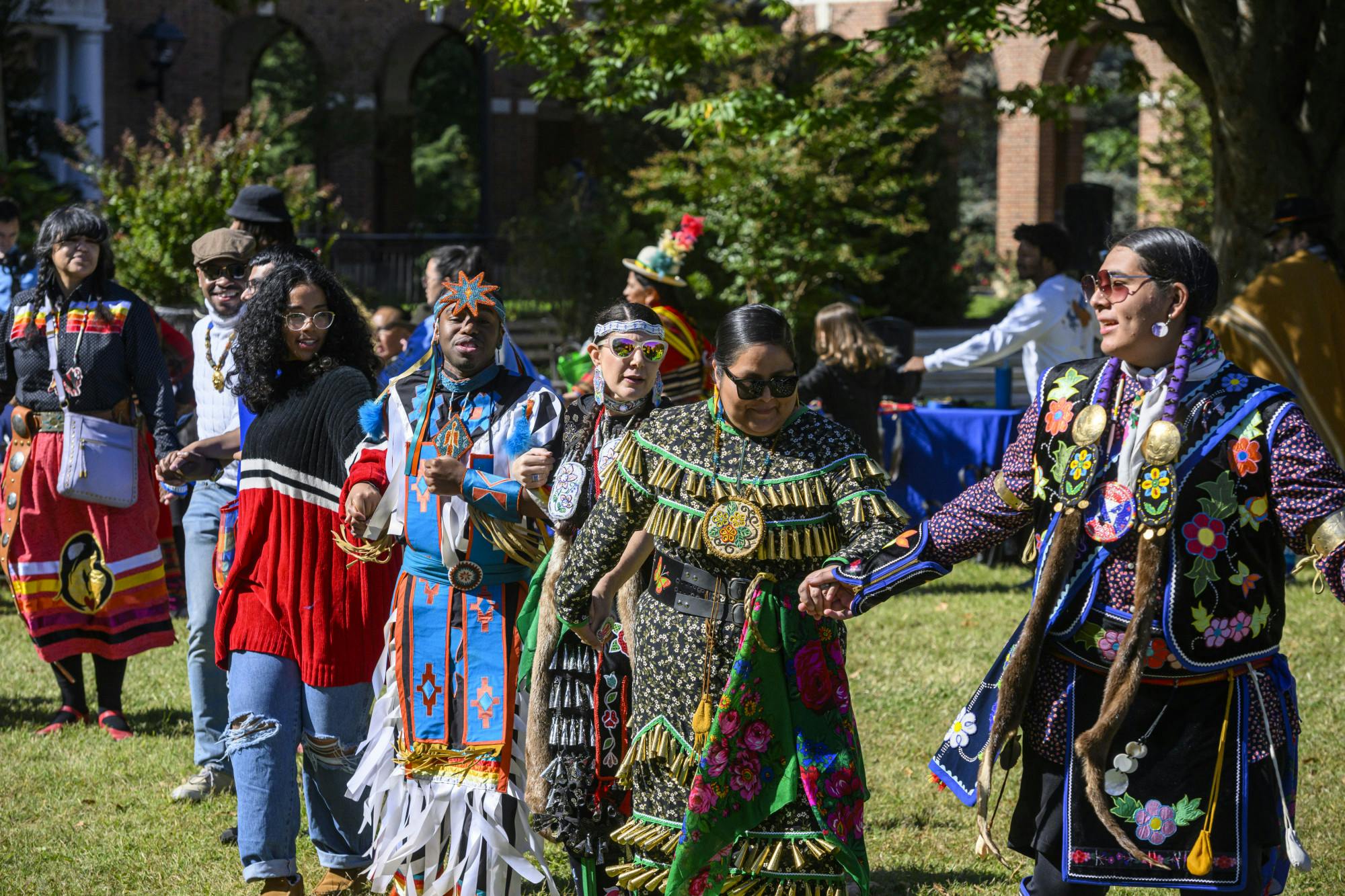 COURTESY OF WILL KIRK
Community members gather to celebrate Indigenous People’s Day during the University’s fourth annual Powwow.&nbsp;