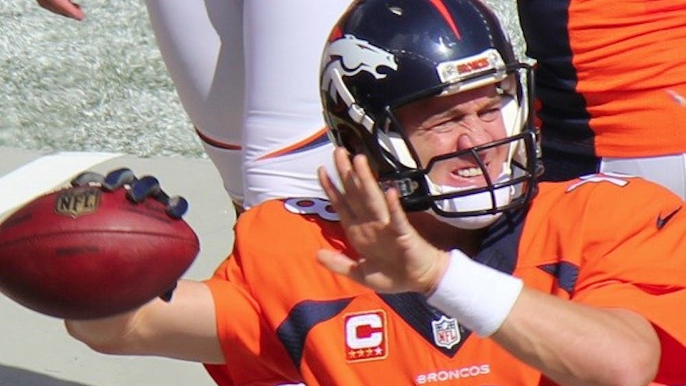 Jeffrey Beall/cc by-sa 3.0
Peyton Manning has a chance to cement his legacy in two Sundays.
