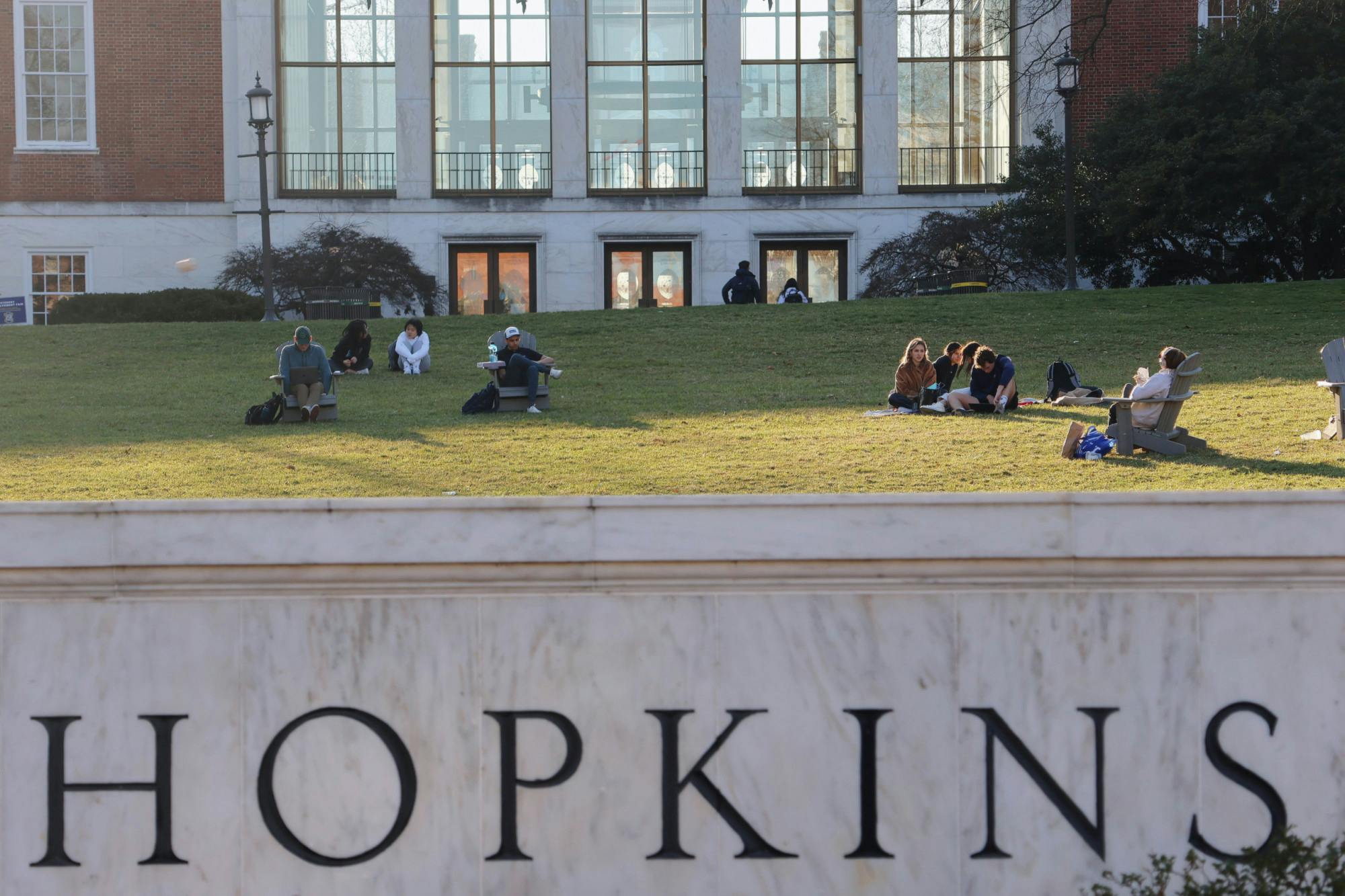 Amid the blooming trees and university life, Hopkins awakens to a new season, revealing beautiful campus sights.&nbsp;