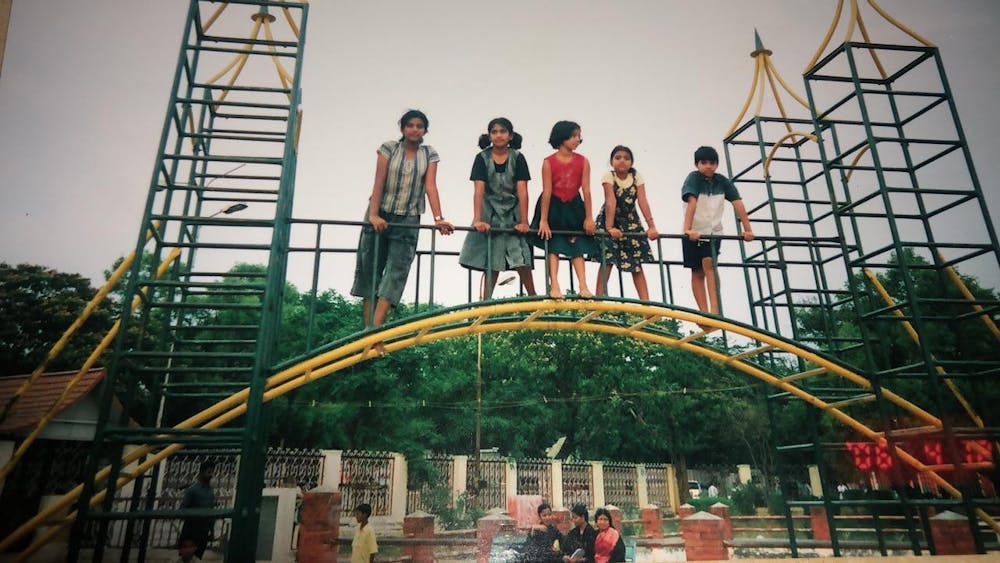 COURTESY OF SRINITHI SRINIVASAN
Srinivasan remembers her childhood in Coimbatore fondly, always surrounded by family and neighbors.