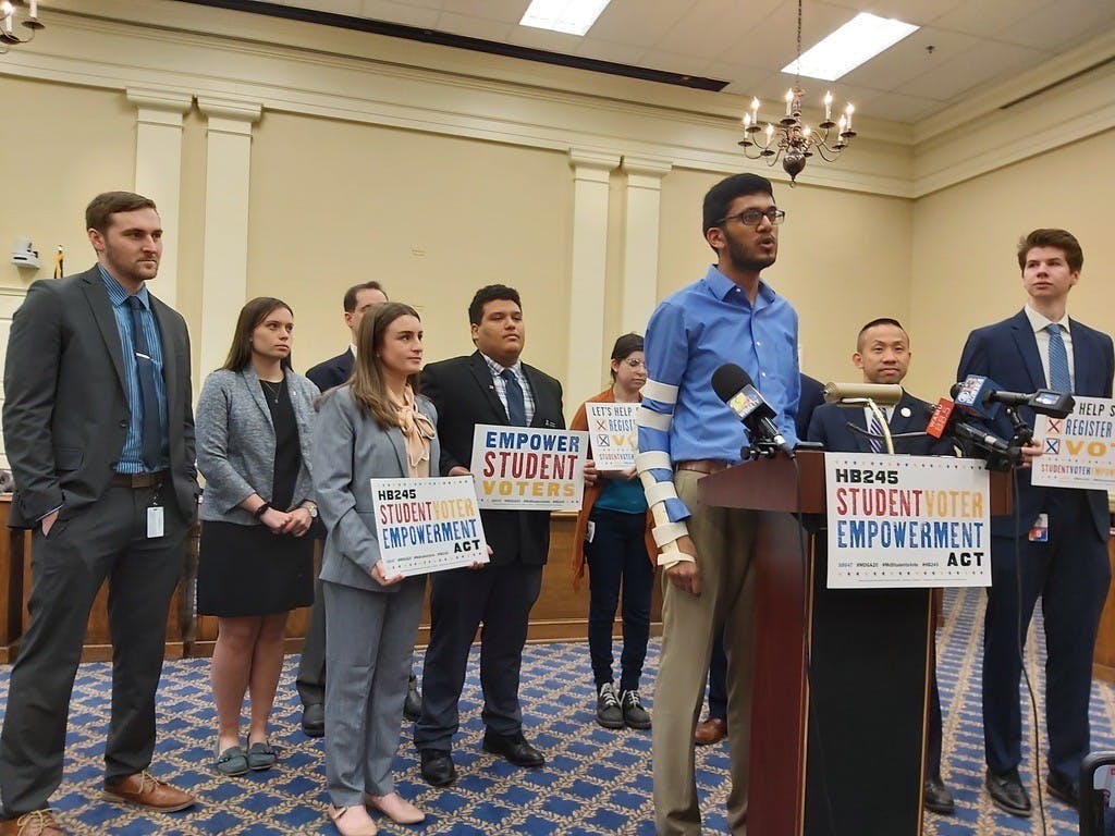 COURTESY OF RISHI SHAH
A bill to encourage college students to register to vote failed to pass.