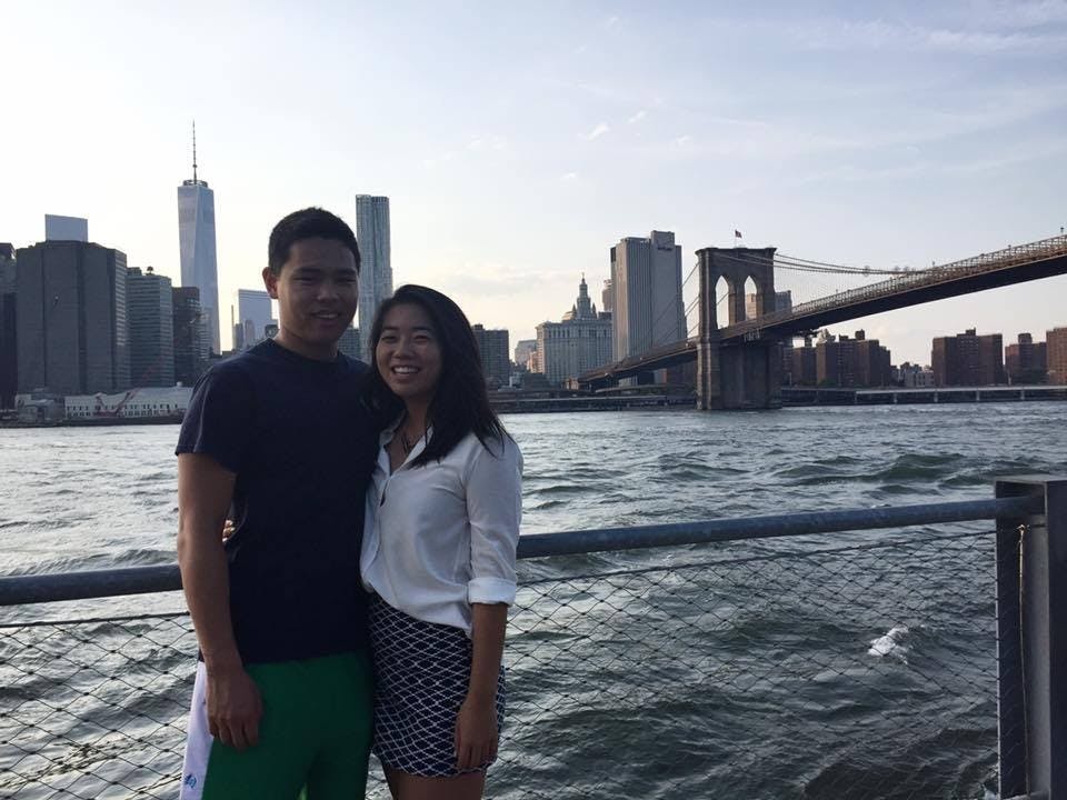  COURTESY OF MEY OKAZAKI
 Mey Okazaki and Ramy Chin have been in a long-distance relationship since Okazaki’s graduation last year as part of the Class of 2015.