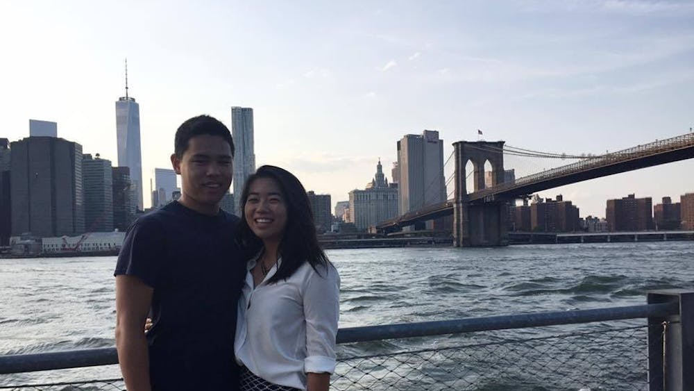  COURTESY OF MEY OKAZAKI
 Mey Okazaki and Ramy Chin have been in a long-distance relationship since Okazaki’s graduation last year as part of the Class of 2015.