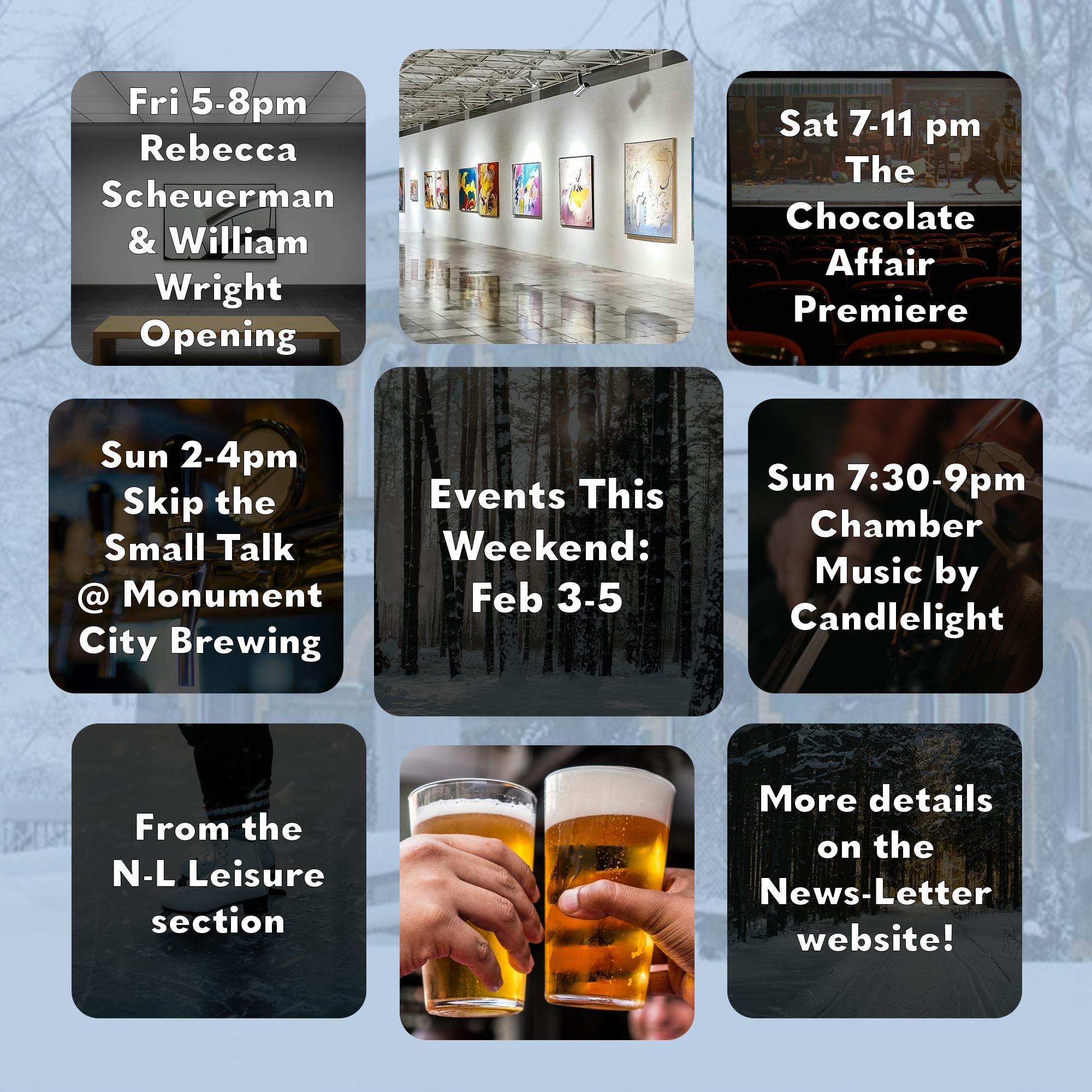 JOHN D’CRUZ / GRAPHICS EDITOR
Whether you're a fan of art, film, or music, here are some ways to explore Baltimore this weekend!&nbsp;