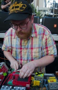  Ian t. Macfarland/cc -by-sa-2.0
Baltimore artist Dan Deacon had his set cut short by inclement weather.