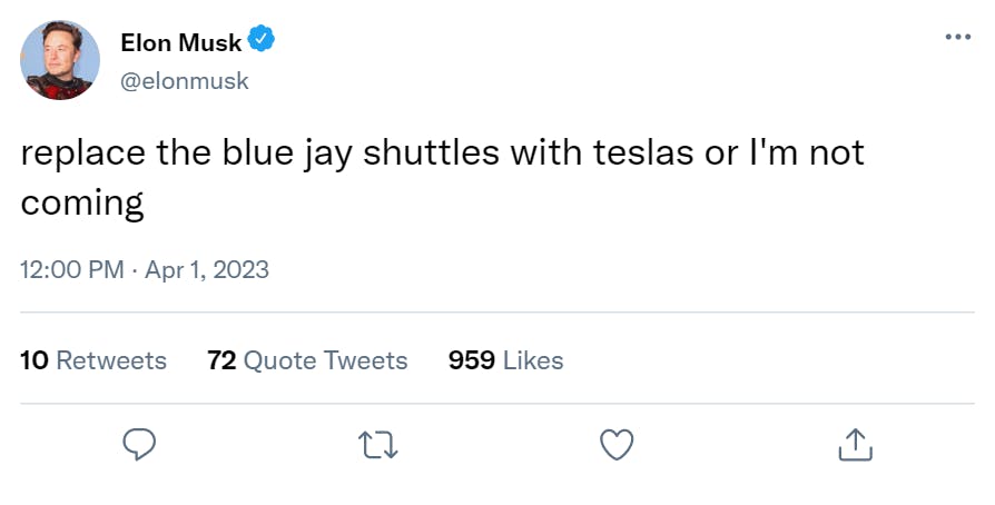 COURTESY OF ELLON MUSQUE
Elon Musk has made several demands to the University in order to be the 2023 commencement speaker.