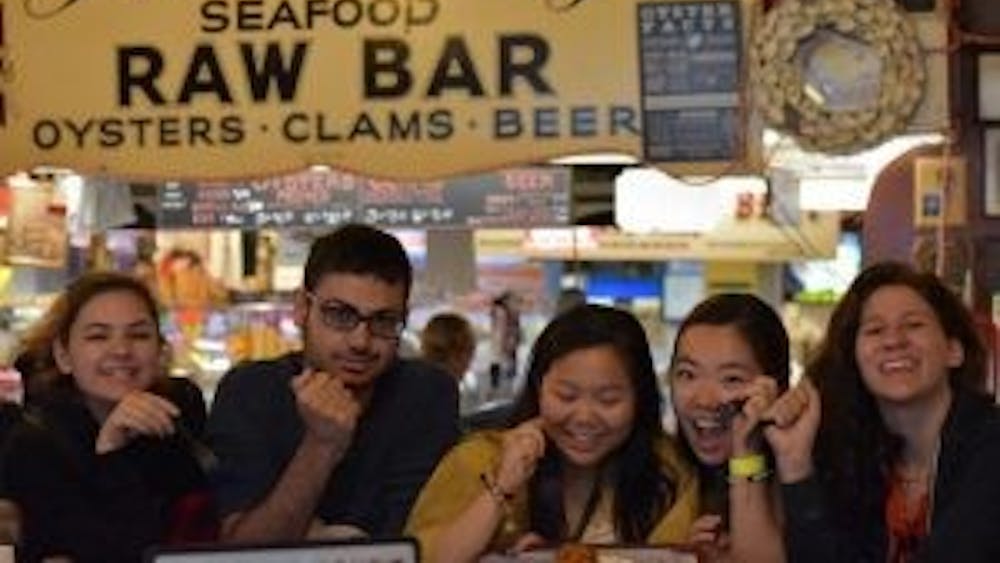 Courtesy of Indu Radhakrishnan
Faidley’s, located in Lexington Market, is famous for its award-winning “jumbo lump” crab cakes.