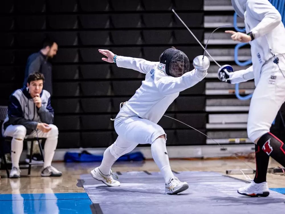 COURTESY OF HOPKINSSPORTS.COM
The Men’s and Women’s fencing teams dominated multiple opponents in all three fencing disciplines, Foil, Sabre and Epee.