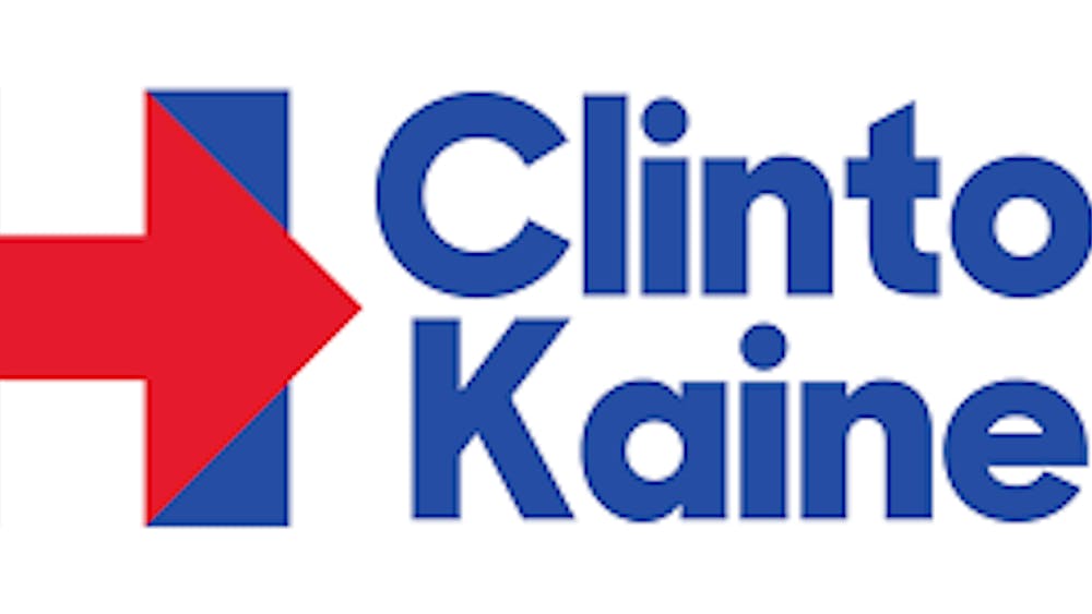 HILLARY FOR AMERICA/PUBLIC DOMAIN
The arrow of the Clinton-Kaine logo indicates movement and progress.