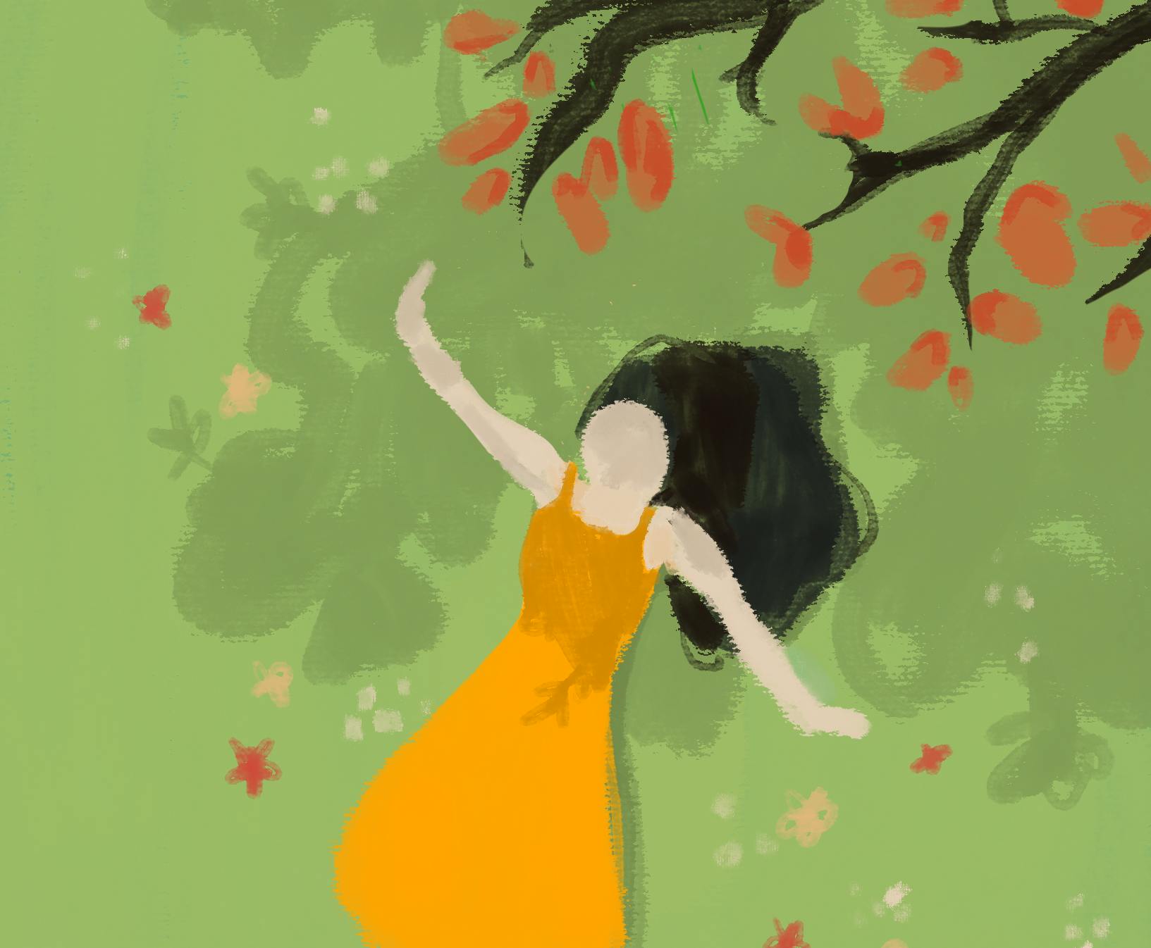 ARANTZA GARCIA / DESIGN AND LAYOUT EDITOR
Liu reflects on the transitional nature of fall.