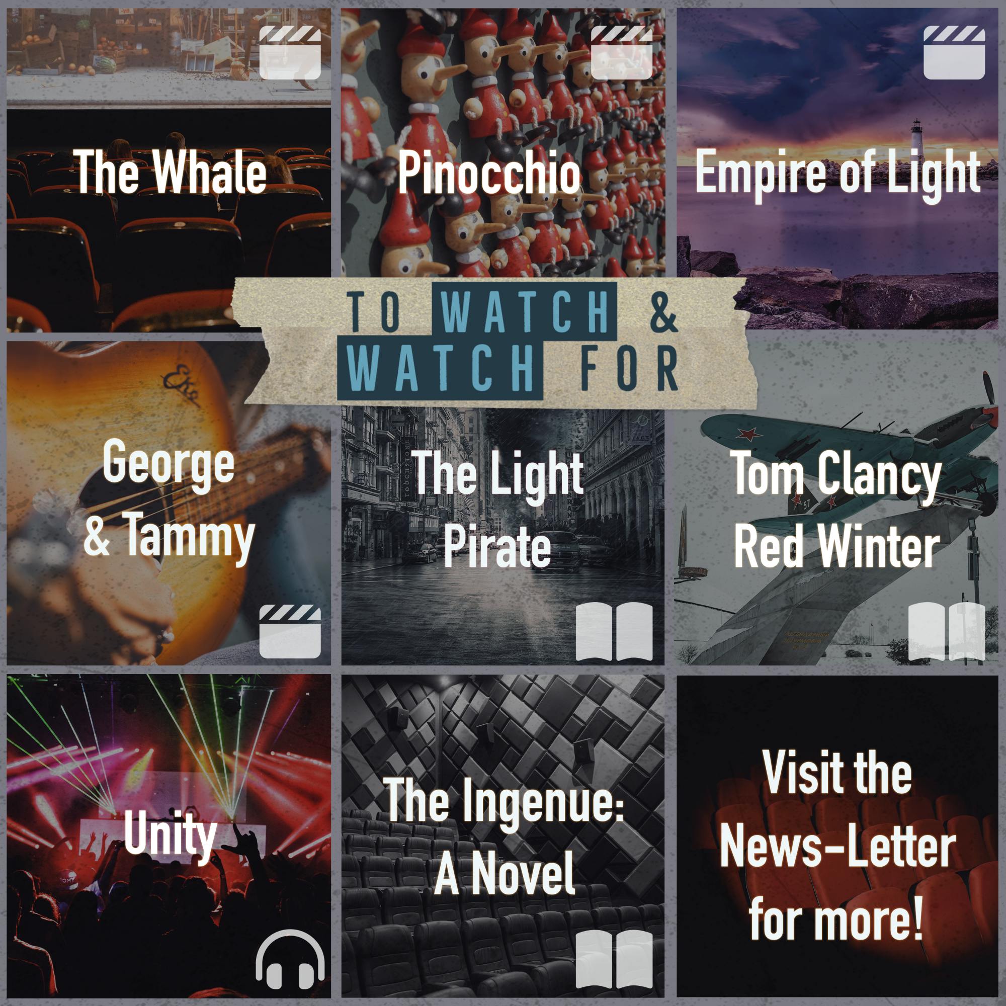 COURTESY OF MARY KATE MCCORMICK
Picks this week include George &amp; Tammy, The Light Pirate and Unity.