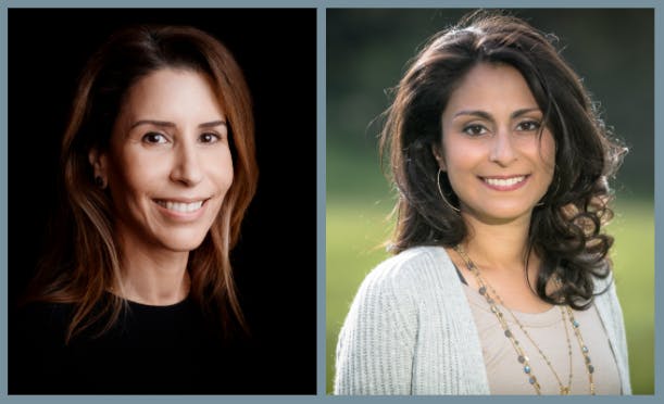 COURTESY OF LUCIANA BORIO AND CELINE GOUNDER
Borio (left) and Gounder (right) are two of the Hopkins affiliates who have joined the transition team.&nbsp;