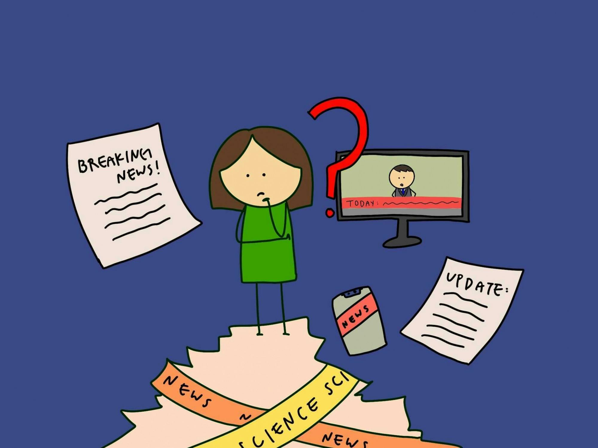 ROSIE JANG/CARTOONS EDITOR
Columnist Jessica Kasamoto suggests reading beyond headlines and listening to multiple viewpoints.