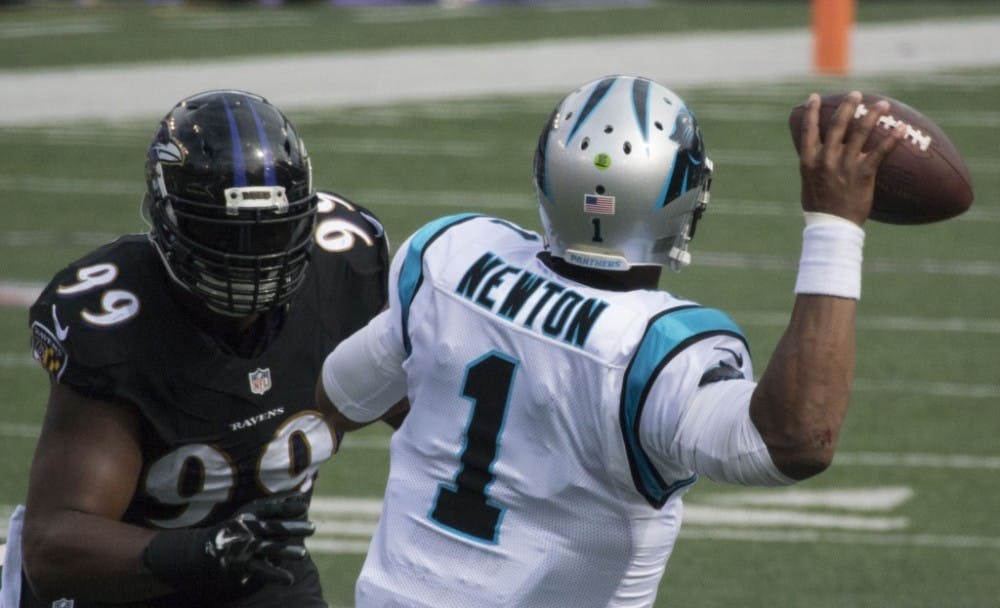 diliff/cc-by-sa-3.0
Quarterback Cam Newton’s performance this season has given the Panthers a shot at the Super Bowl.