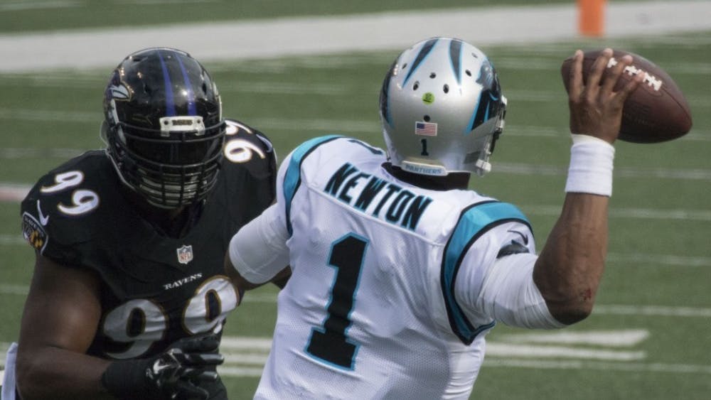  diliff/cc-by-sa-3.0
Quarterback Cam Newton’s performance this season has given the Panthers a shot at the Super Bowl.