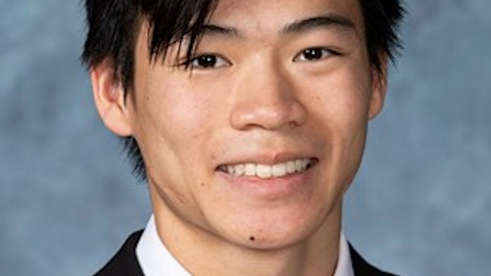 COURTESY OF HOPKINSSPORTS.COM
Max Chen was named the Male Swimmer of the Meet after a great swim at the Thomas Murphy Invitational.