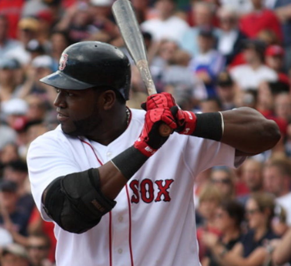 PARKERJH/CC BY 3.0
David Ortiz batting at home of the Red Sox, Fenway Park, in 2009.