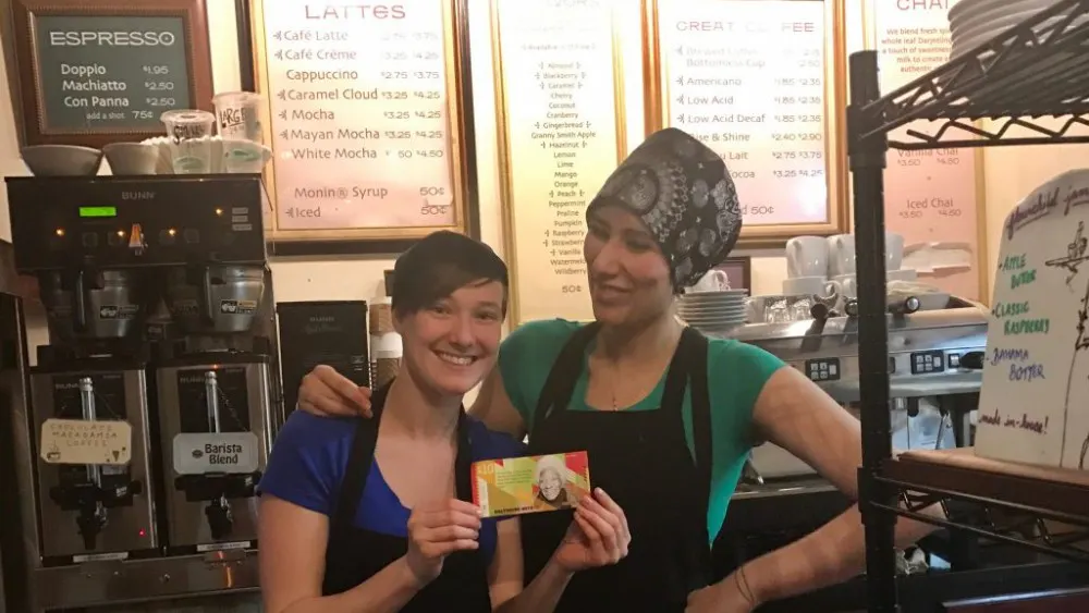 COURTESY OF AMY HAN
Carma’s Cafe is one of the 230 businesses in Baltimore where people can use the local BNote currency.