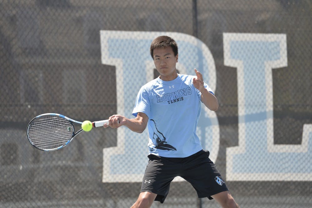 HOPKINSSPORTS.COM
Junior Austin Gu advanced to the semifinals of the Southeast Regional.