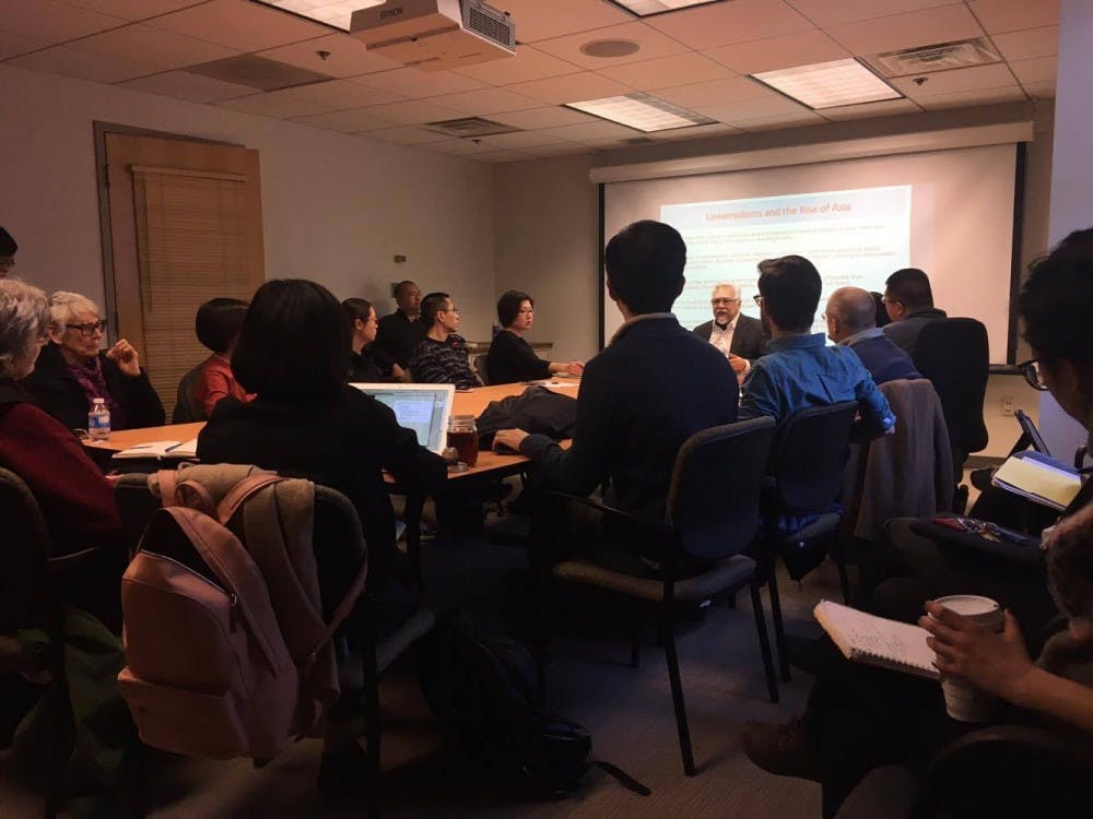 COURTESY OF SHERRY KIM
Professor Prasenjit Duara applies transcendence to global sustainability.