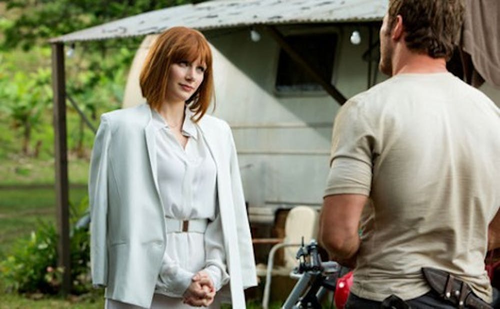  COURTESY OF 3XZ VIA FANPOP.COM Jurassic World introduces a fresh take on the franchise with a mostly new cast led by Bryce Dallas Howard and Chris Pratt.