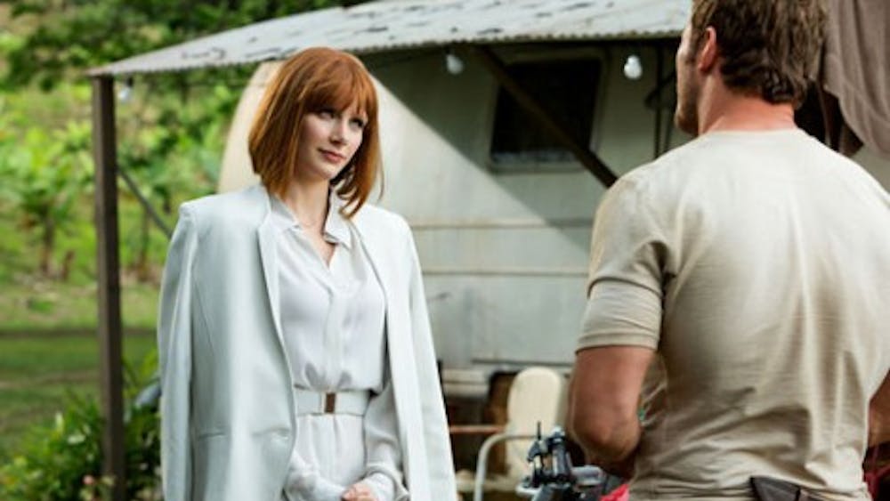  COURTESY OF 3XZ VIA FANPOP.COM Jurassic World introduces a fresh take on the franchise with a mostly new cast led by Bryce Dallas Howard and Chris Pratt.