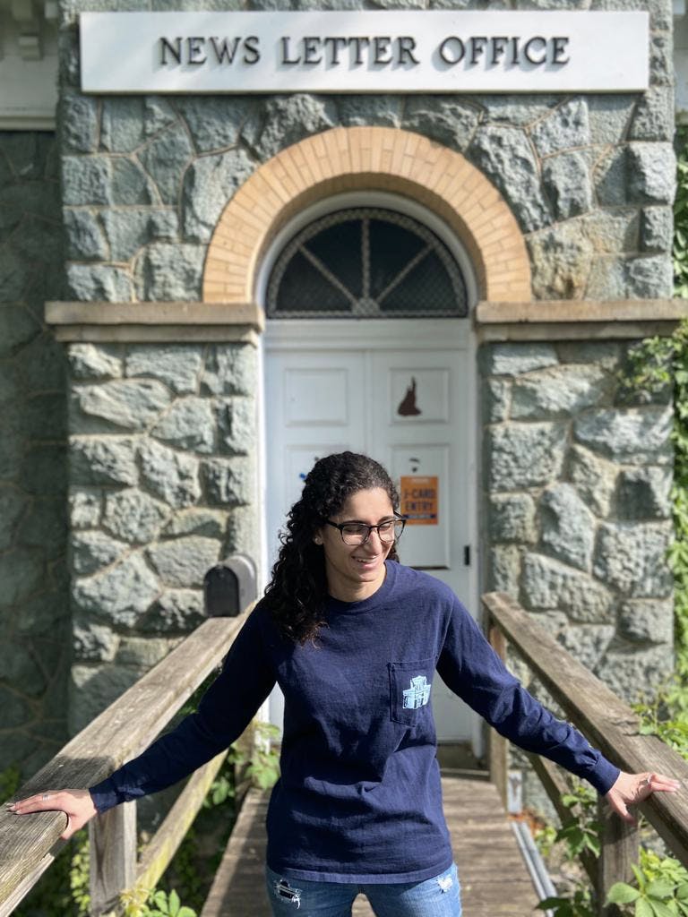 COURTESY OF ALANNA MARGULIES
Shua discusses how she has grown in her time with The News-Letter.