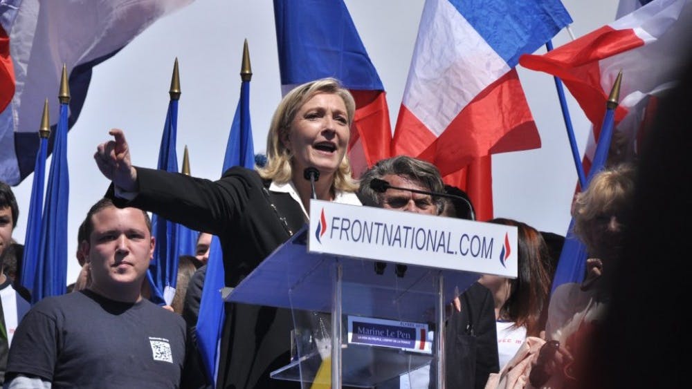  Blandine Le Cain/ CC BY 2.0
Le Pen is a leader of the National Front political party in France.