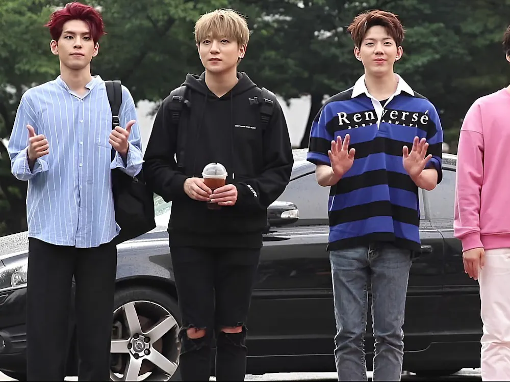 NINE STARS / CC BY 3.0
Day6 from left to right: pianist Wonpil, guitarist Sungjin, drummer Dowoon and rapper-vocalist Young K .