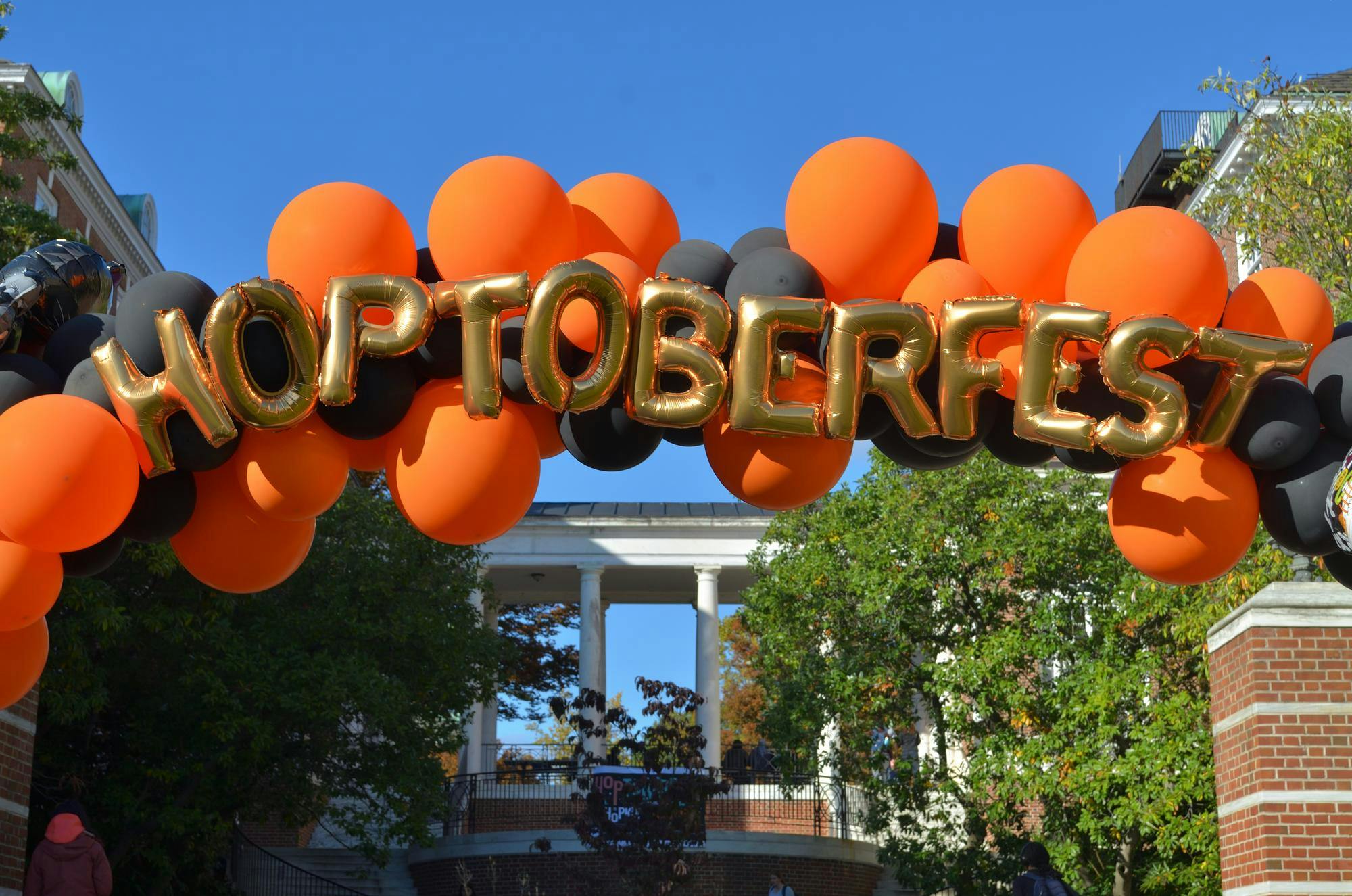 JOSHUA LONSTEIN / PHOTO EDITORThis year's Hoptoberfest celebrated fall with a carnival on the quad, a haunted house, farm animals, a pumpkin patch and a concert featuring grammy-nominated performer Khalid.